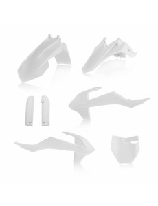 KIT PLÁSTICOS COMPLETO ACERBIS KTM SX 65 2016 - 2018 BRANCO